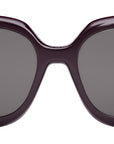 Lady 95.22 R2I Burgundy Round Sunglasses