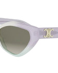Triomphe Purple Cat Eye Sunglasses