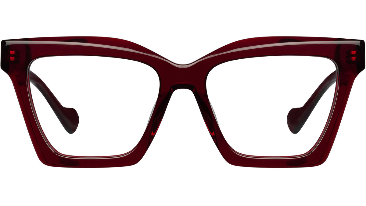Crinkle Kreuz Crystal Burgundy