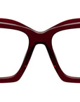 Crinkle Kreuz Crystal Burgundy