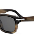 DiorBlackSuit 16I Shiny Brown Squared Sunglasses