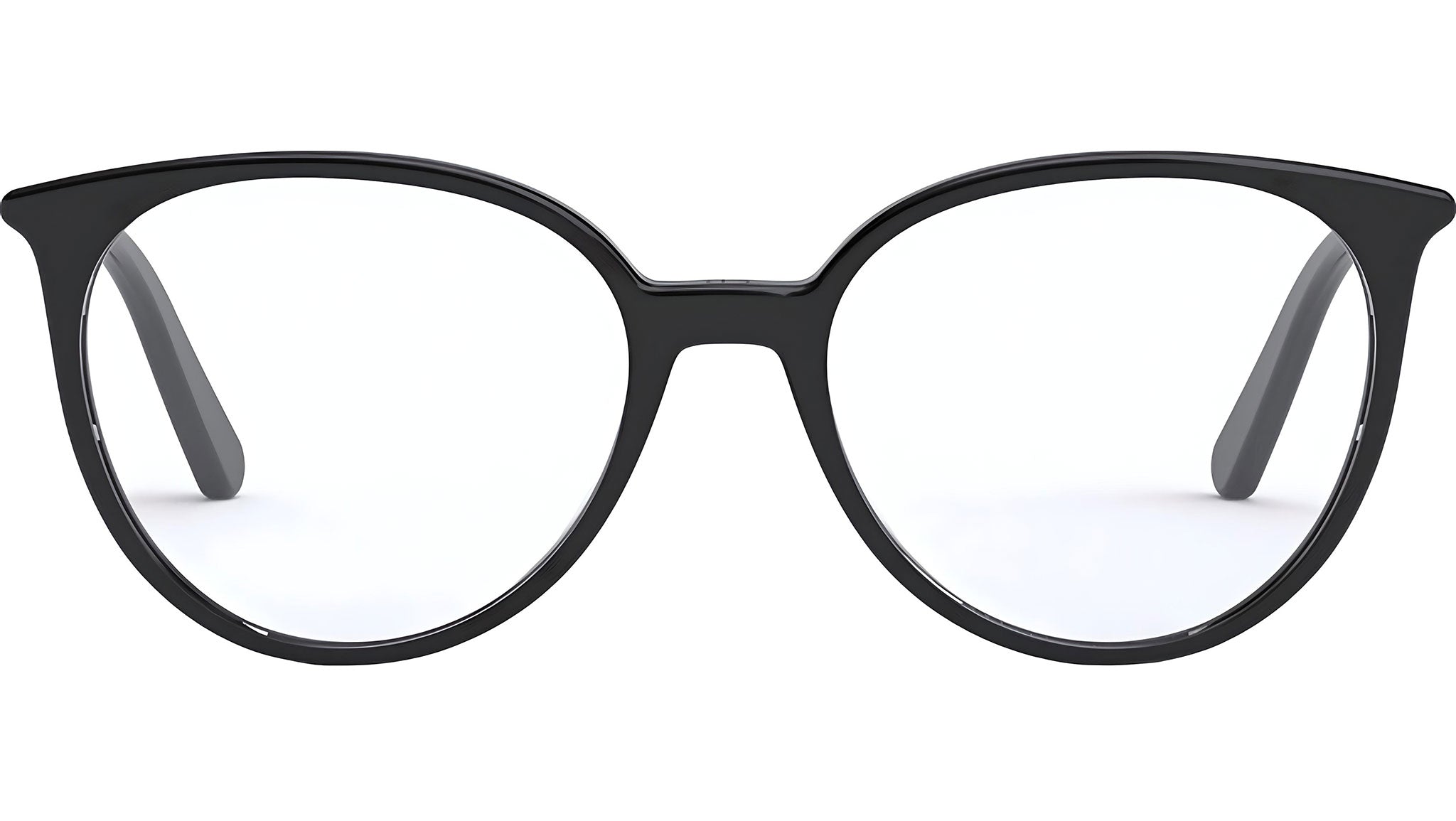 Mini CD O B1I Black Round Eyeglasses
