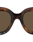 Chunky LW40103U 52E Havana Geometric Sunglasses
