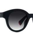 AKA Black Round Sunglasses