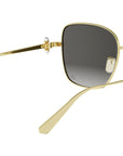DiorTribales S1U Gold Square Sunglasses