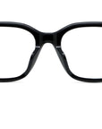 Boke Flower Black Rectangular Eyeglasses