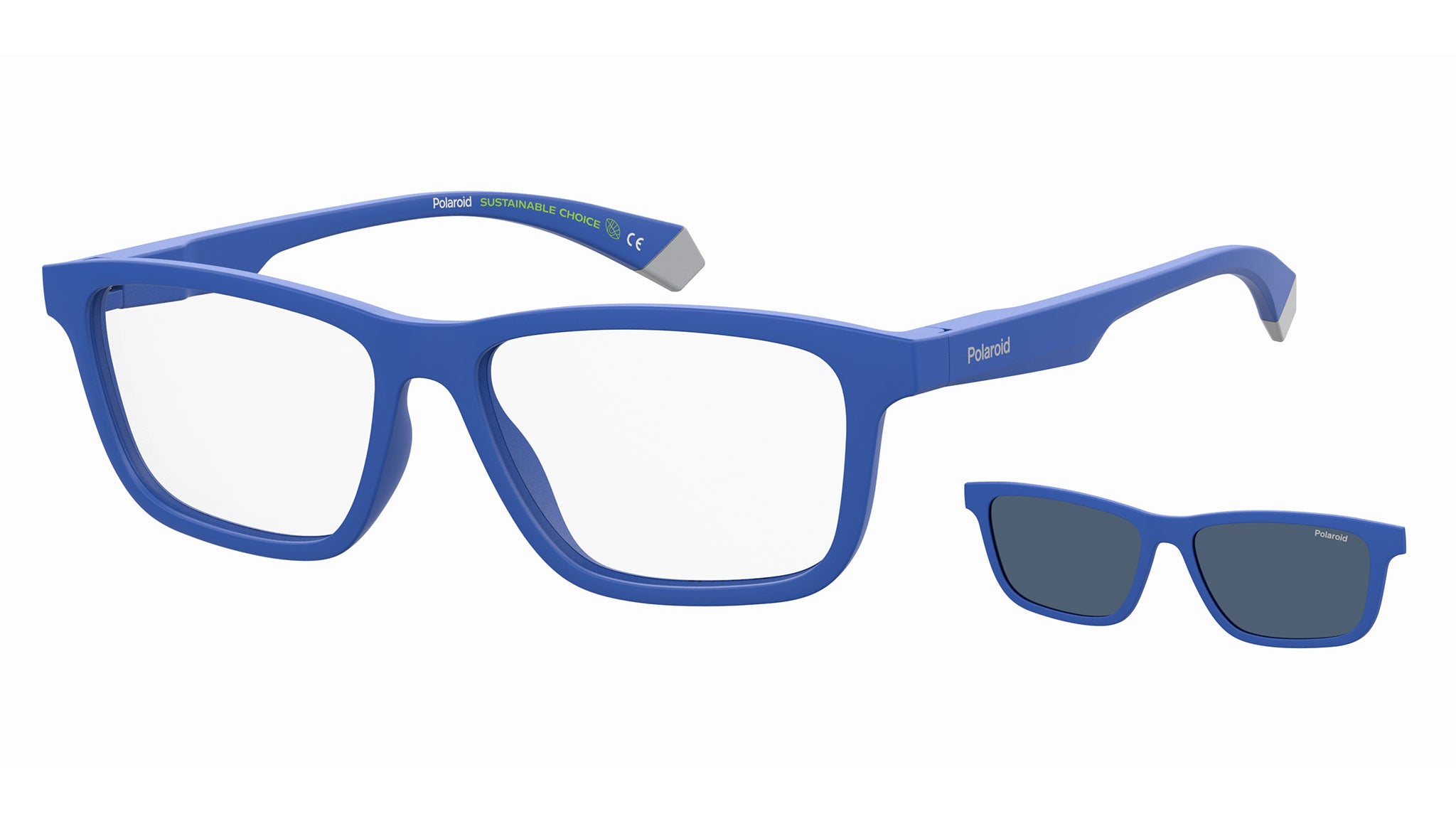 Occhiali da sole Polaroid PLD 2147/CS FLL C3 Blu Opaco – Ottica
