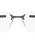 Flex Black Rectangular Eyeglasses