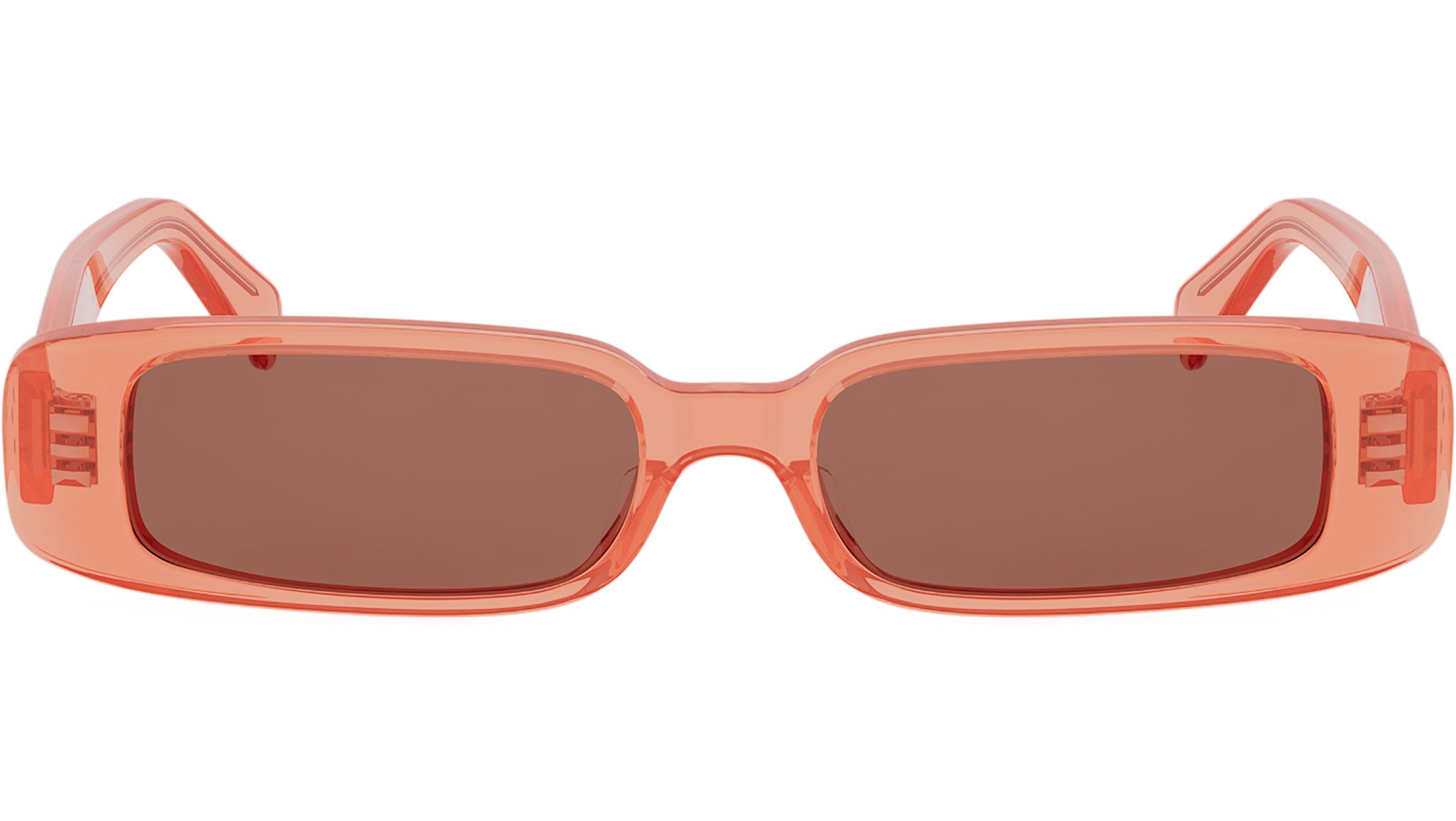 CELINE 3 Dots Orange Rectangular Sunglasses