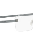 Flex Silver Rectangular Eyeglasses