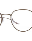 Ebbets Brown Round Eyeglasses