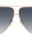 EverDior A1U Rose Gold Pilot Sunglasses