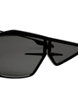 Giv Cut Black Geometric Sunglasses