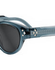 CD Diamond S2I Blue Round Sunglasses