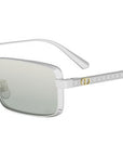 DiorCannage S2U Silver Rectangular Sunglasses