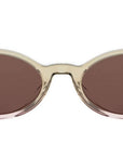 DiorPacific R1I Yellow Oval Sunglasses