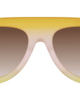 Triomphe Stamp Pink Pilot Sunglasses