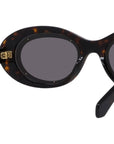 Anagram Havana Oval Sunglasses