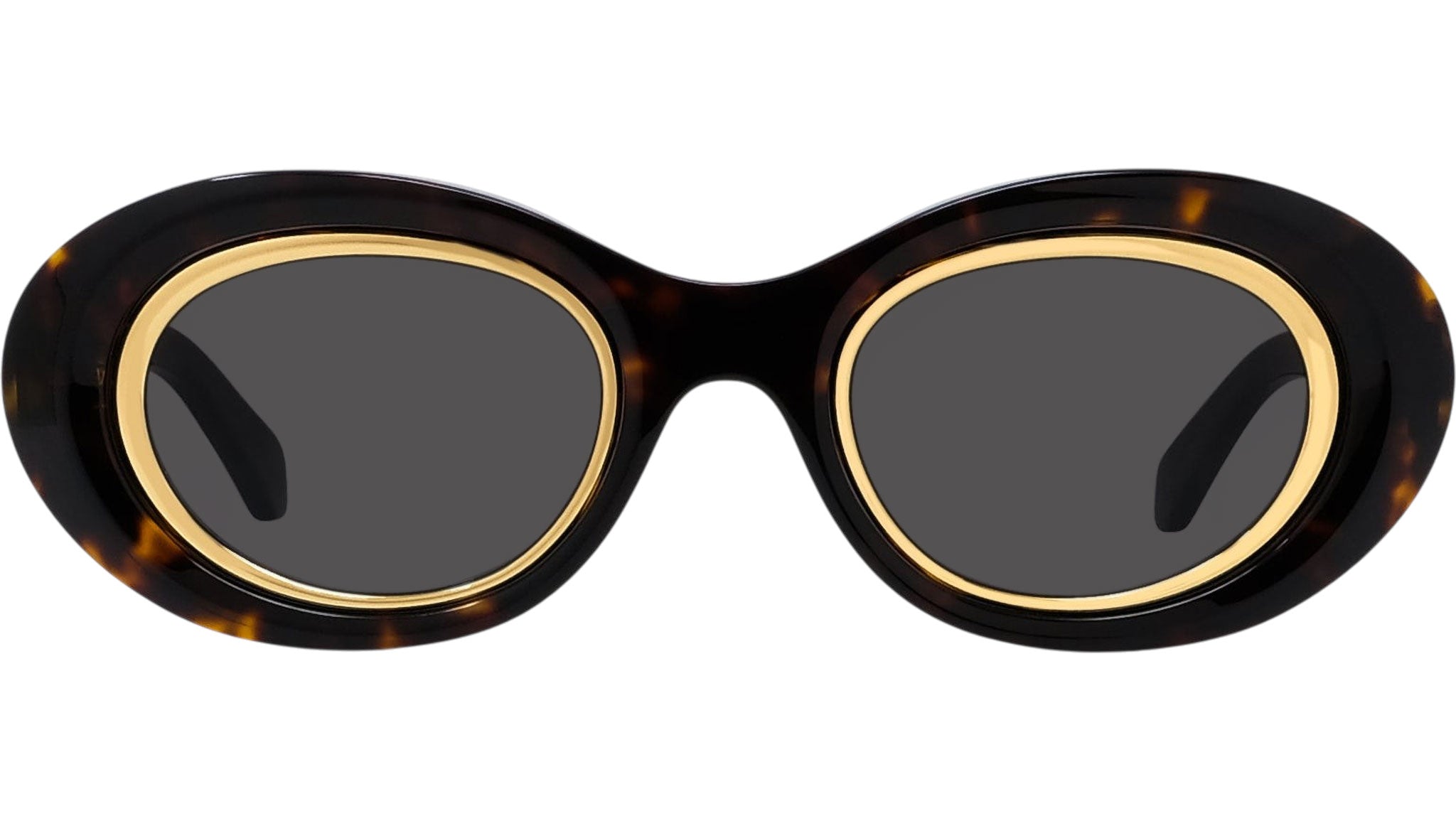 Anagram Havana Oval Sunglasses