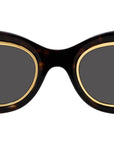 Anagram Havana Oval Sunglasses