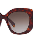 Triomphe Havana Butterfly Sunglasses