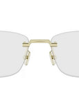 DiorBlackSuitO 27U Gold Oval Eyeglasses