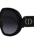 DiorBobby R1U Havana Geometric Sunglasses