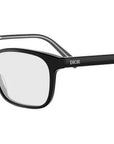 DiorBotanicaO S7I Black Rectangular Eyeglasses