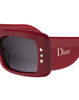 DiorLuckyCharms S1I Red Rectangular Sunglasses