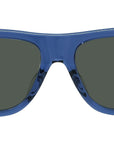 1970 Blue Geometric Sunglasses