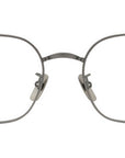 Titanium Ruthenium Geometric Eyeglasses