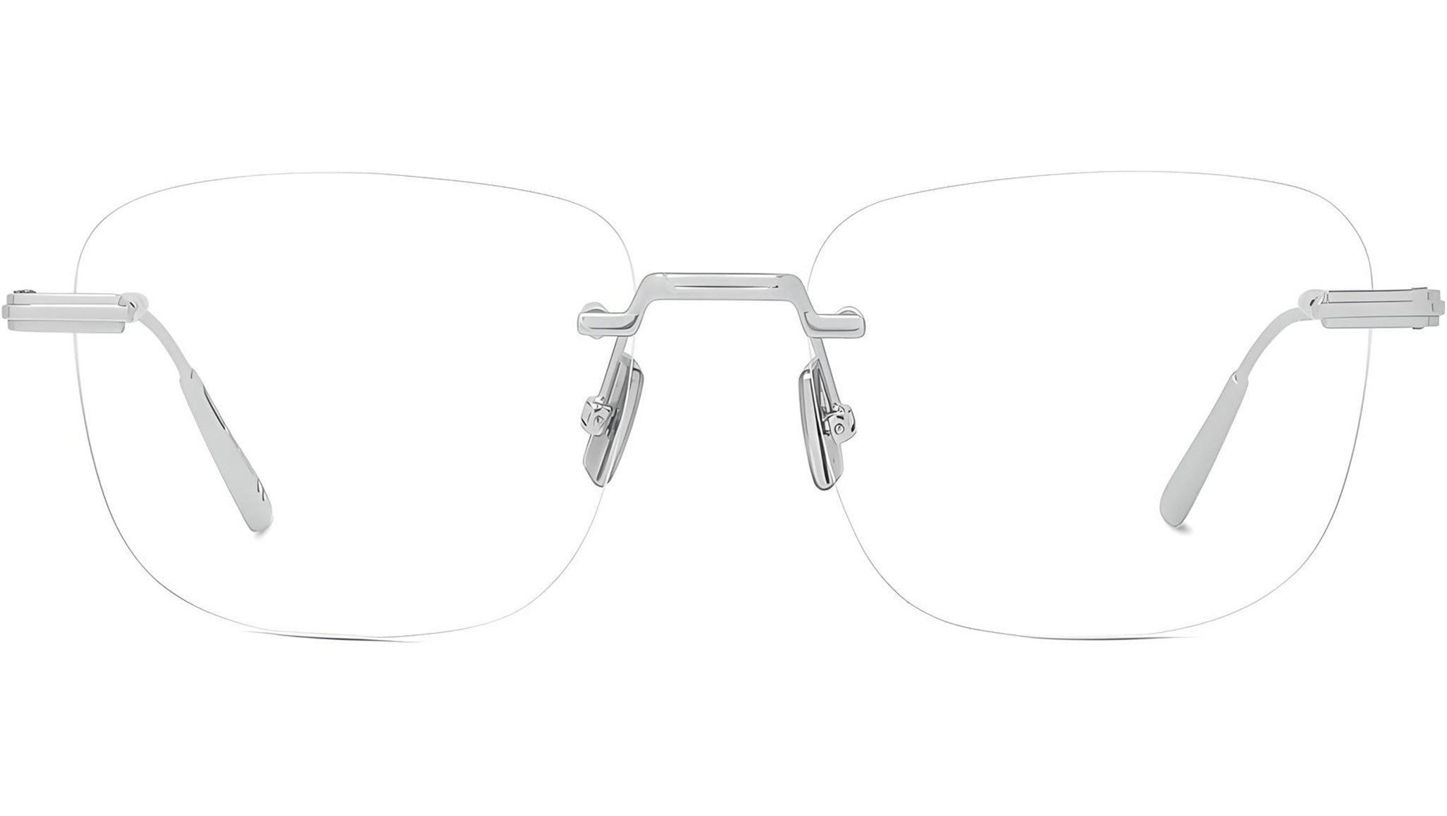 DiorBlackSuitO S3U Palladium Square Eyeglasses