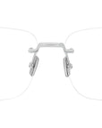 DiorBlackSuitO S3U Palladium Square Eyeglasses