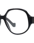 Anagram Black Geometric Eyeglasses