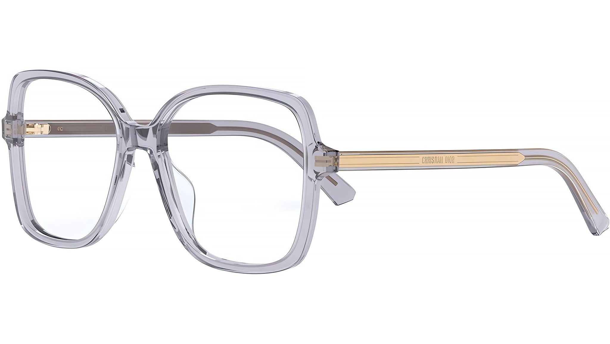 DiorSpiritO S5I Violet Square Eyeglasses