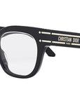DiorSignatureO B2I Black Geometric Eyeglasses