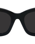 1970 Black Square Sunglasses