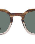 Tucker Brown Geometric Sunglasses