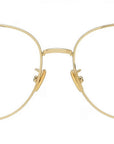 GemDiorO RU Gold Round Eyeglasses