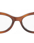 DiorGlowO B1I Brown Oval Eyeglasses
