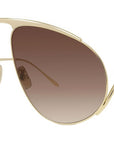 Signature Gold Pilot Sunglasses