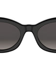 Dior Clover B1I Black Oval Sunglasses