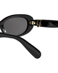 Dior Oblique B1I Black Oval Sunglasses