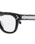 CD DiamondO S1I Havana Geometric Eyeglasses