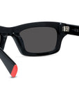 AKA Black Rectangular Sunglasses