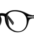 DiorBlackSuitO RI Black Round Eyeglasses