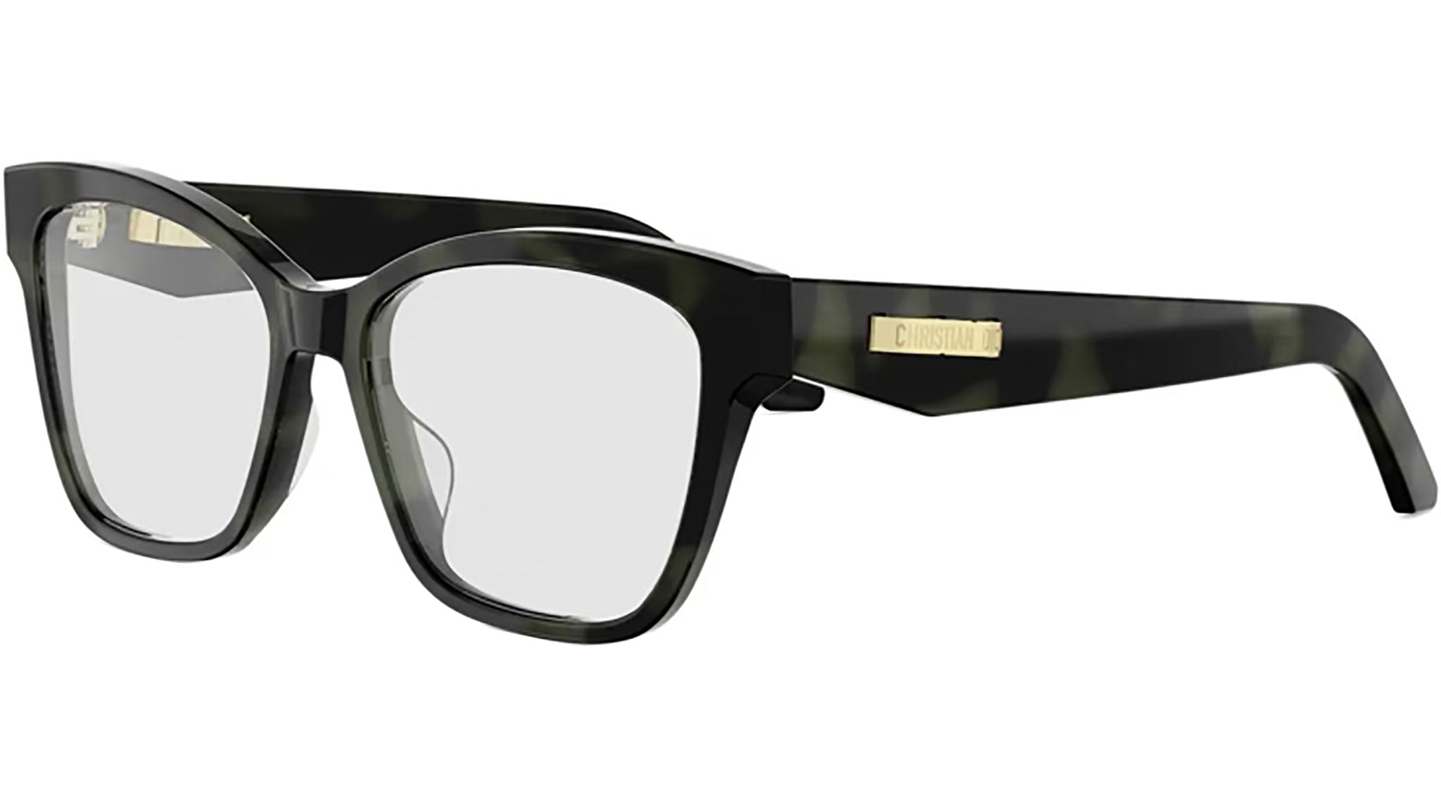 CDiorO S4I Dark Green Cat Eye Eyeglasses
