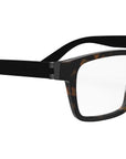 Aluminium Havana Rectangular Eyeglasses