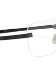 Flex Black Geometric Eyeglasses
