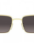 DiorCannage S2U Gold Rectangular Sunglasses